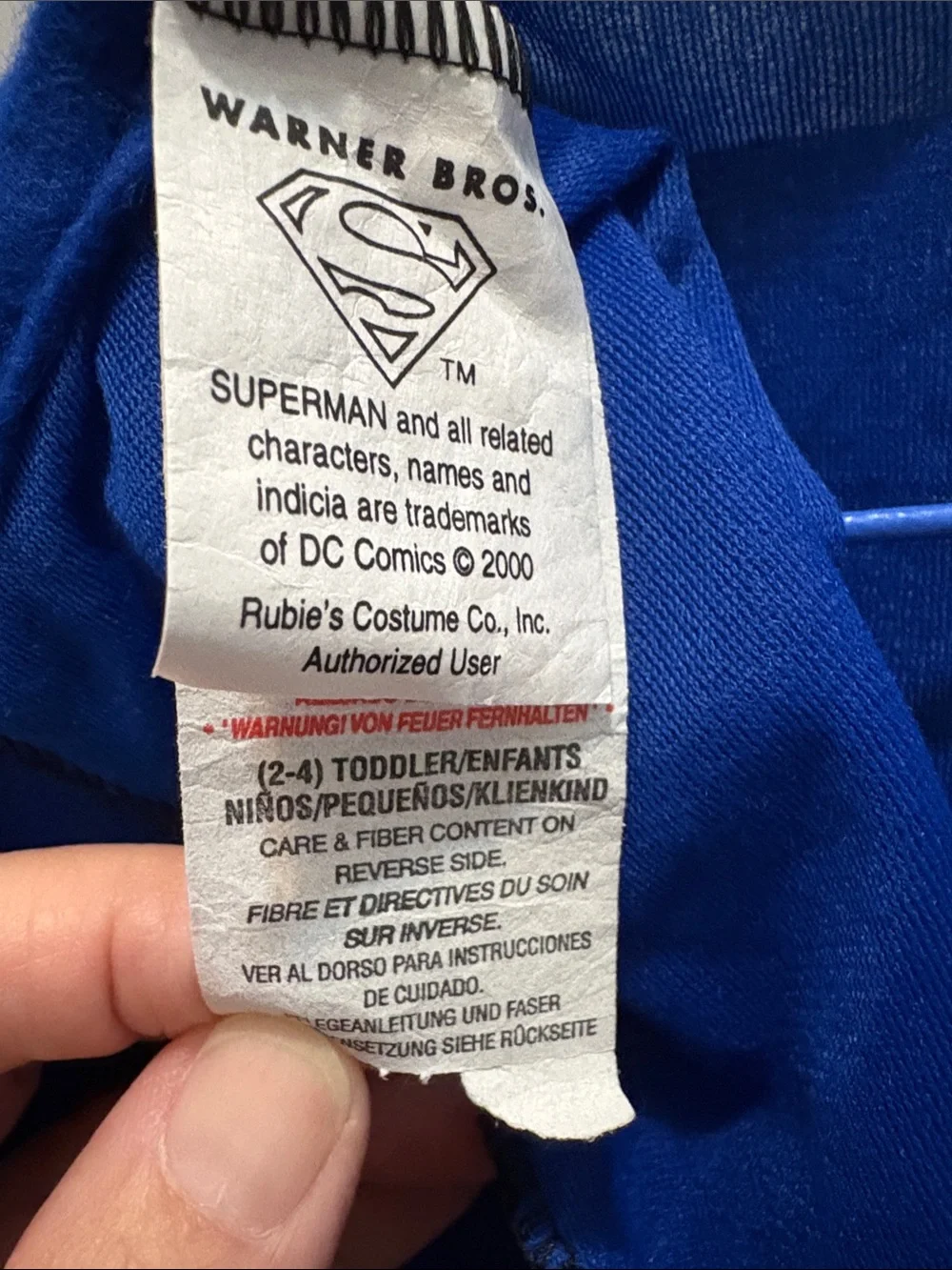 Kids Superman-Inspired Costume Romper with Red & Yellow Accents